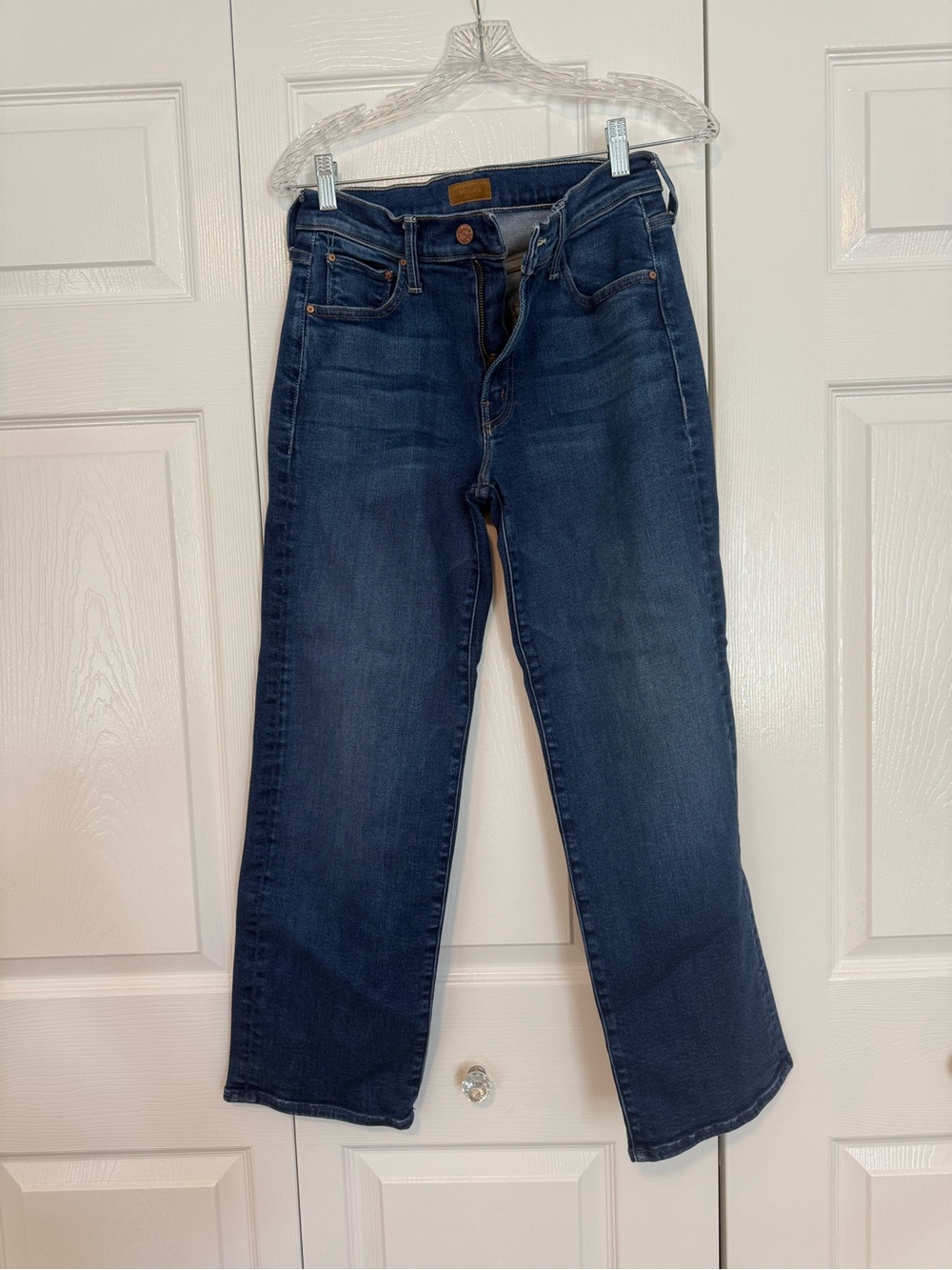 Mother Dark Blue  Wide Leg